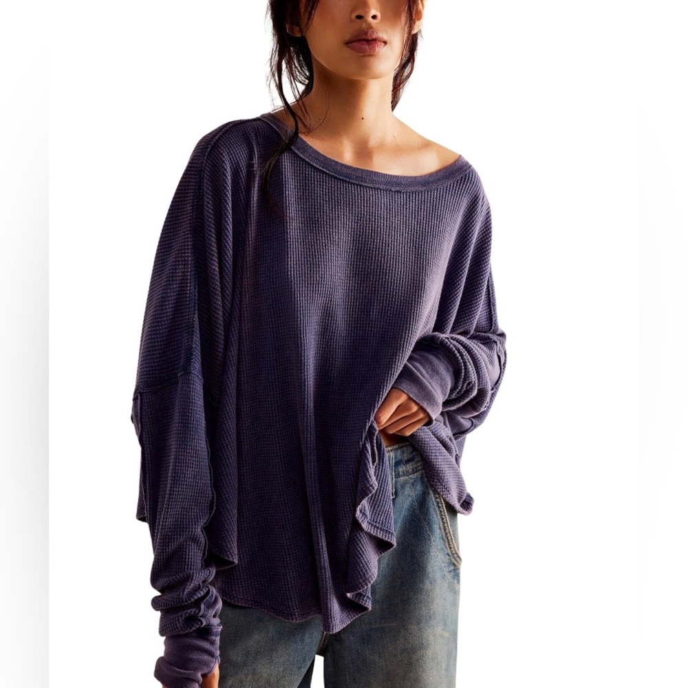 FREE PEOPLE MICROPHONE DROP THERMAL NWT SMALL